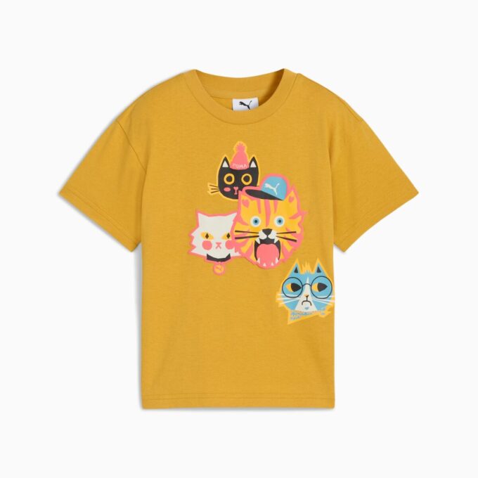 Camiseta infantil Moody Cat Camiseta infantil Moody Cat