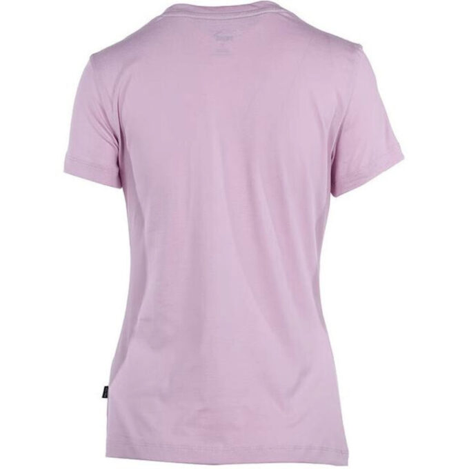 Camiseta informal cómoda para mujer “Morado y blanco”