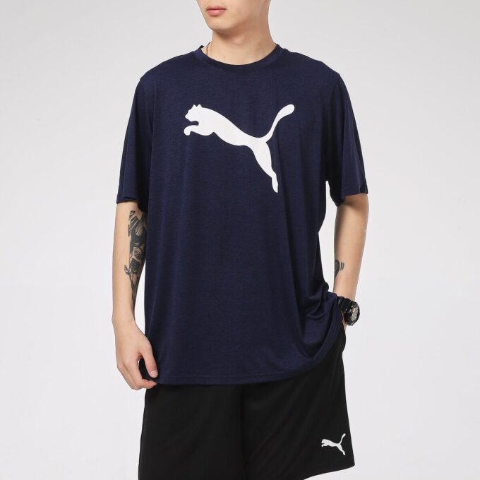 Camiseta jaspeada favorita de Train “Azul marino”
