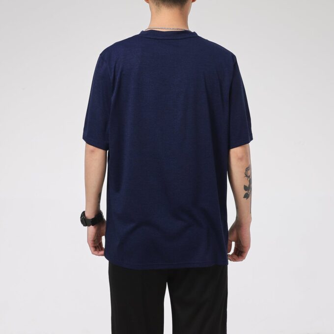 Camiseta jaspeada favorita de Train “Azul marino”