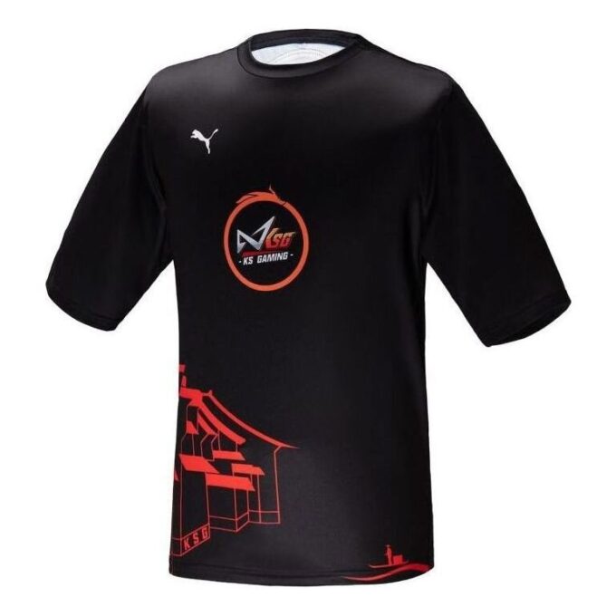 Camiseta KS Gaming “Negro, Rojo y Blanco”