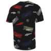 Camiseta lisa de corte regular “Negra”