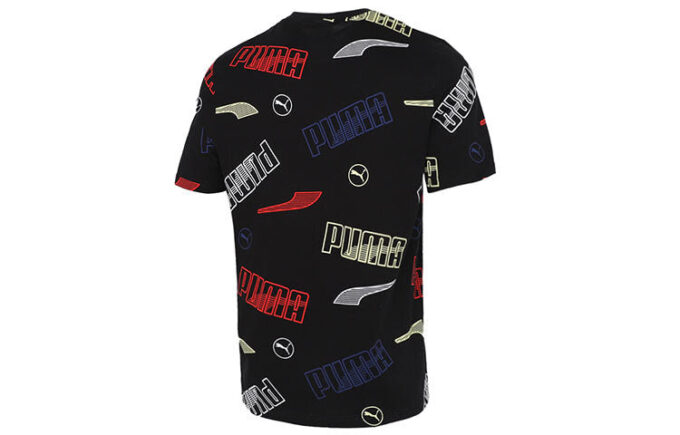Camiseta lisa de corte regular “Negra”