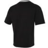 Camiseta lisa de cuello redondo para hombre, color negro