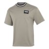 Camiseta lisa de cuello redondo para hombre “Verde oliva”