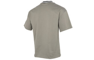 Camiseta lisa de cuello redondo para hombre “Verde oliva”
