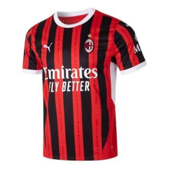 Camiseta local del AC Milan 24/25 “Rojo y negro”