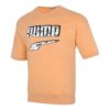 Camiseta Logo Essentials “Naranja y Blanco”