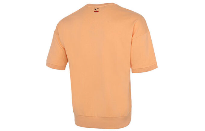 Camiseta Logo Essentials “Naranja y Blanco”