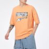 Camiseta Logo Essentials “Naranja y Blanco”