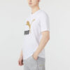 Camiseta metálica con el logotipo clásico “Blanca”