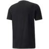 Camiseta metálica negra con el logotipo clásico