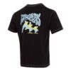 Camiseta negra con bolsillo y logo