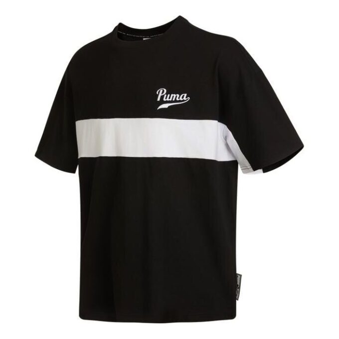 Camiseta negra con el logotipo de Coloblock