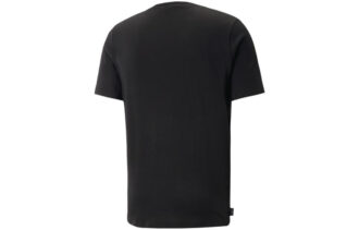 Camiseta negra con estampado de gato derretido