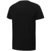 Camiseta negra con logo colorido