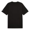 Camiseta negra del equipo para la fanbase para hombre