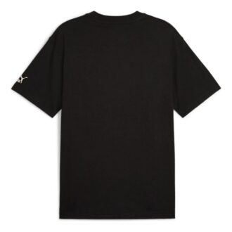 Camiseta negra del equipo para la fanbase para hombre