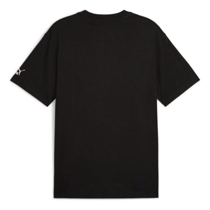 Camiseta negra del equipo para la fanbase para hombre