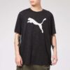 Camiseta negra jaspeada de Train Favorite
