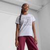 Camiseta para mujer con gráficos repetidos Camiseta para mujer con gráficos repetidos