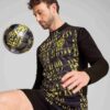 Camiseta prepartido con cremallera de un cuarto del Borussia Dortmund para hombre