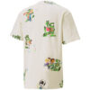 Camiseta PUMA x KS AOP de manga corta en blanco cremoso