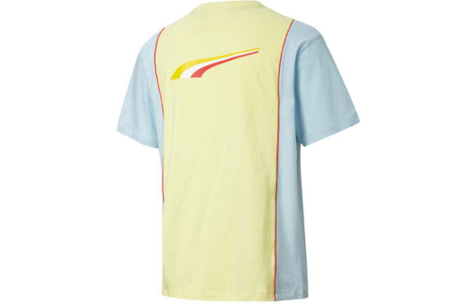 Camiseta PUMA x Randomevent “Amarillo, azul y blanco”