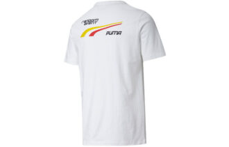 Camiseta PUMA x Randomevent “Blanca, negra y amarilla”
