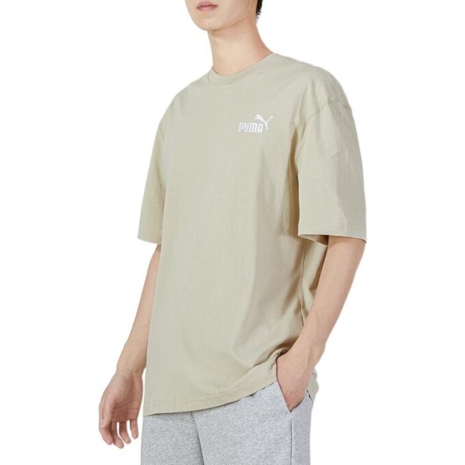 Camiseta relajada Ess+ “Beige”