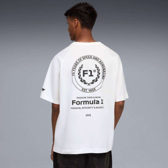 Camiseta relajada para hombre Fórmula 1® 75 años Camiseta relajada para hombre Fórmula 1® 75 años