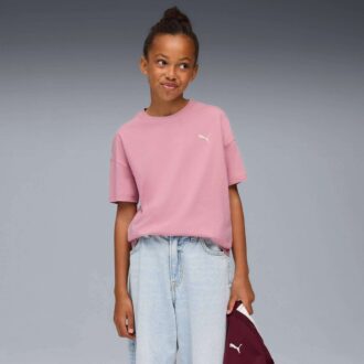 Camiseta relajada para niños grandes con elementos esenciales de armario Camiseta relajada para niños grandes con elementos esenciales de armario