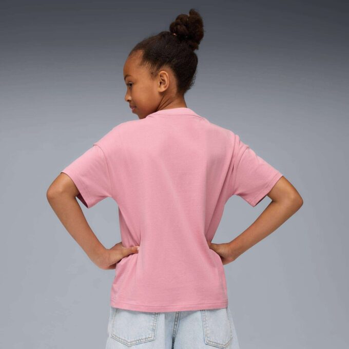 Camiseta relajada para niños grandes con elementos esenciales de armario Camiseta relajada para niños grandes con elementos esenciales de armario