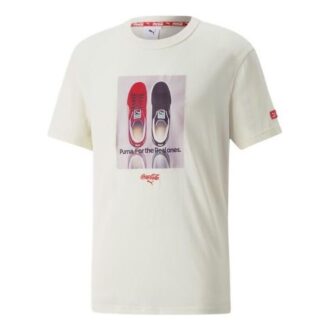 Camiseta relajada PUMA x Coca Cola “Blanca”