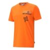 CAMISETA RELAJADA PUMA x Mr Doodle con estampado de manga corta en naranja llama