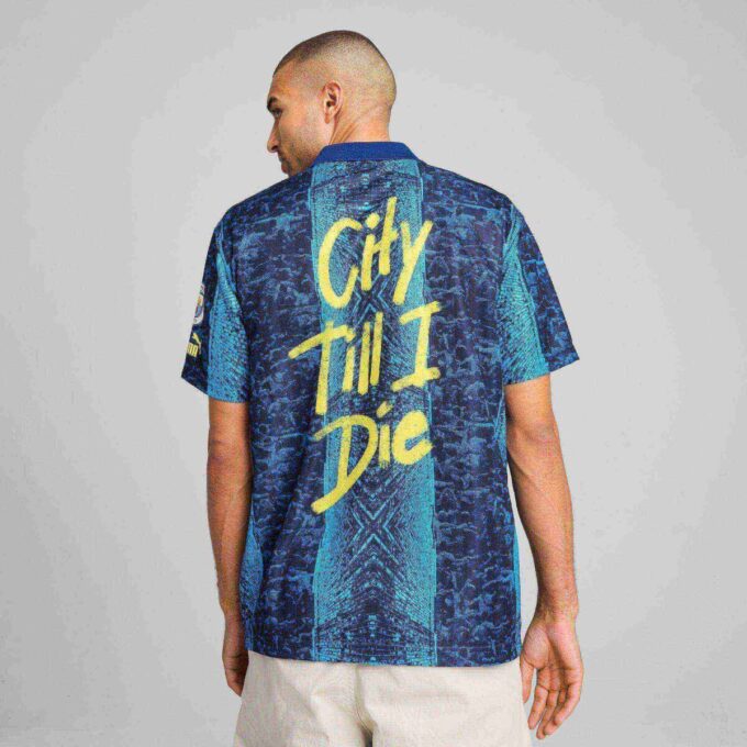 Camiseta retro ftblNRGY+ del Manchester City para hombre Camiseta retro ftblNRGY+ del Manchester City para hombre