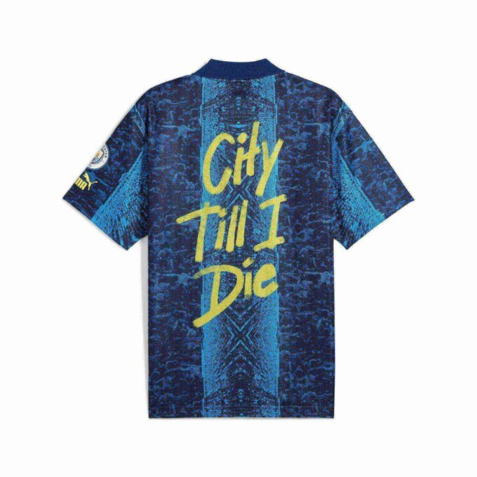 Camiseta retro ftblNRGY+ del Manchester City para hombre Camiseta retro ftblNRGY+ del Manchester City para hombre