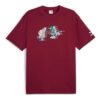 Camiseta roja del equipo para la afición para hombre