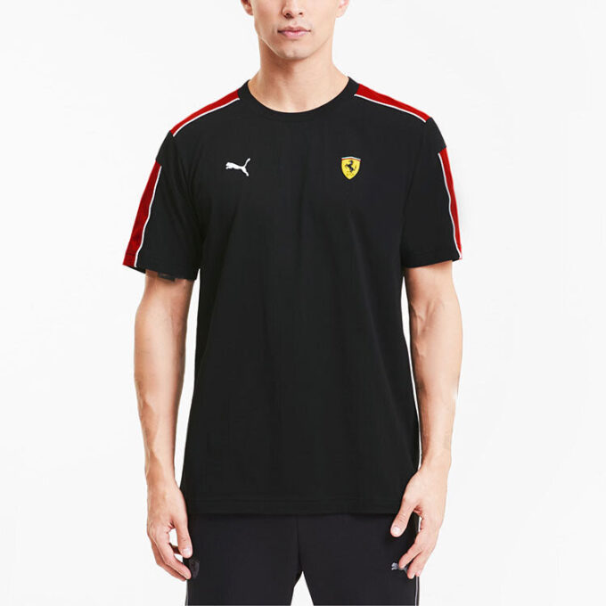 Camiseta Scuderia Ferrari Race T7 “Negro, Blanco y Rojo”