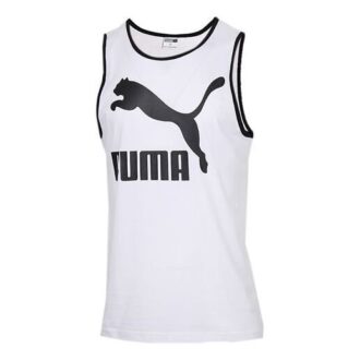 Camiseta sin mangas con el logotipo clásico “Blanca y negra”