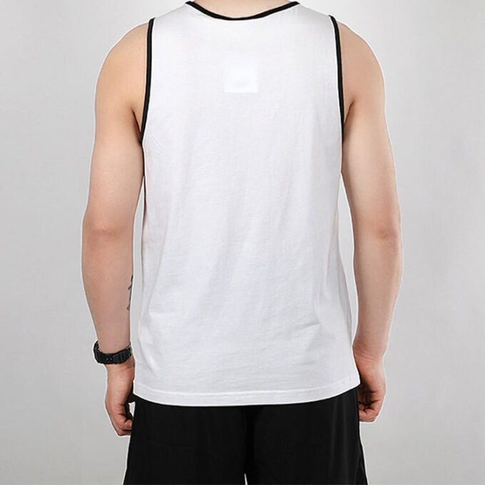 Camiseta sin mangas con el logotipo clásico “Blanca y negra”