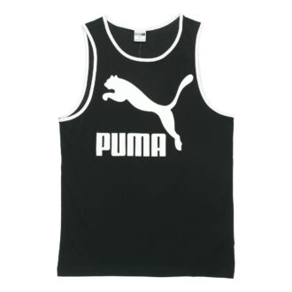 Camiseta sin mangas con el logotipo clásico en blanco y negro