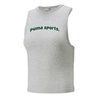 Camiseta sin mangas con el logotipo del equipo (WMNS) en gris