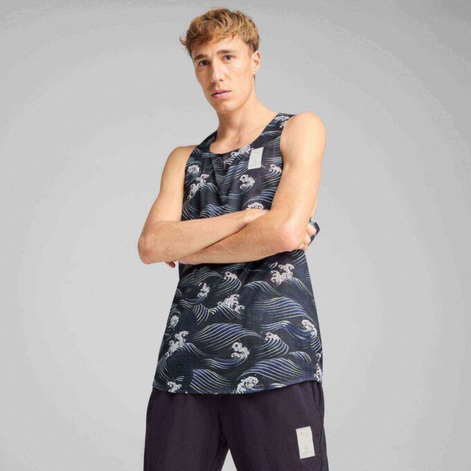 Camiseta sin mangas gráfica para hombre PUMA x SAYSKY Camiseta sin mangas gráfica para hombre PUMA x SAYSKY