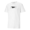 Camiseta unisex con cuello redondo y bordado blanco de PUMA x Maison Kitsune