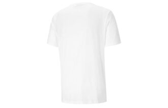 Camiseta unisex con cuello redondo y bordado blanco de PUMA x Maison Kitsune