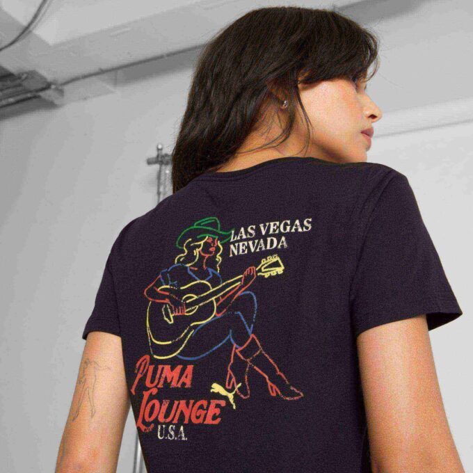 Camiseta vaquera de Las Vegas para mujer