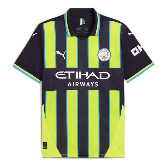 Camiseta visitante del Manchester City 24/25 “Azul Amarillo”