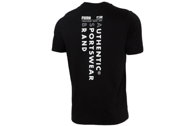 Camisetas gráficas casuales “negras”