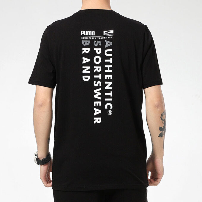 Camisetas gráficas casuales “negras”
